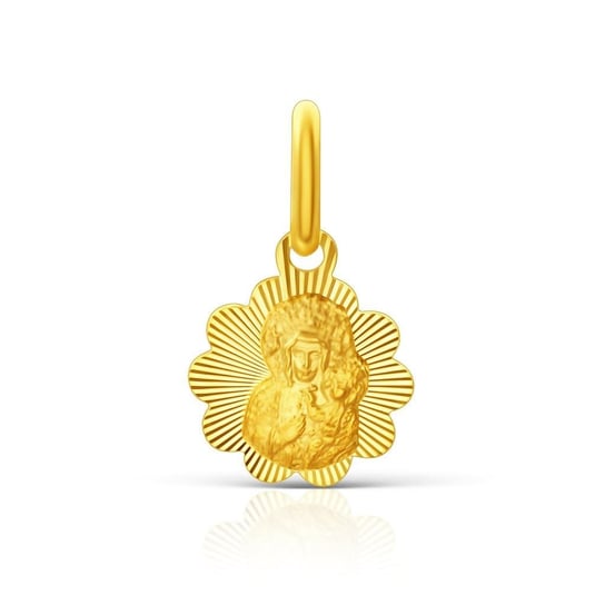 Złoty Medalik Matka Boska Częstochowska 333 Irbis