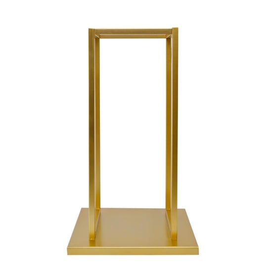 Złoty, metalowy stojak na drewno Lore 59 cm Duwen
