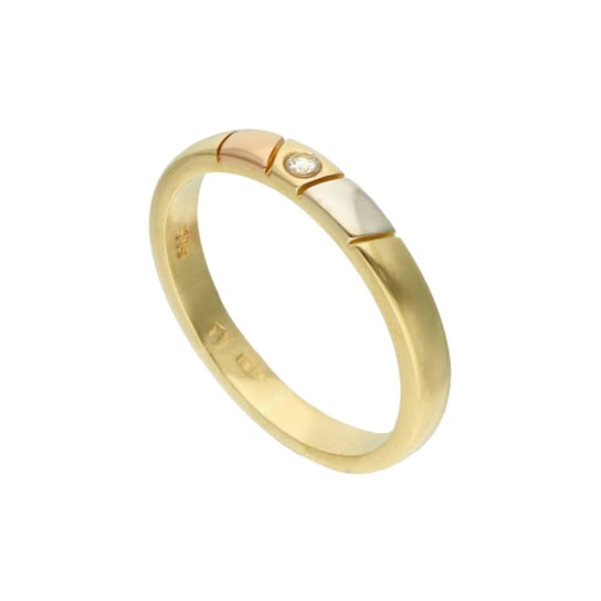 Złoty pierścionek 585 14k Rosanto