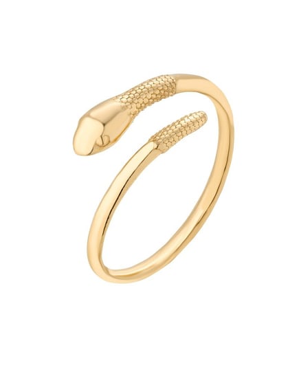 Złoty pierścionek z wężem sotho