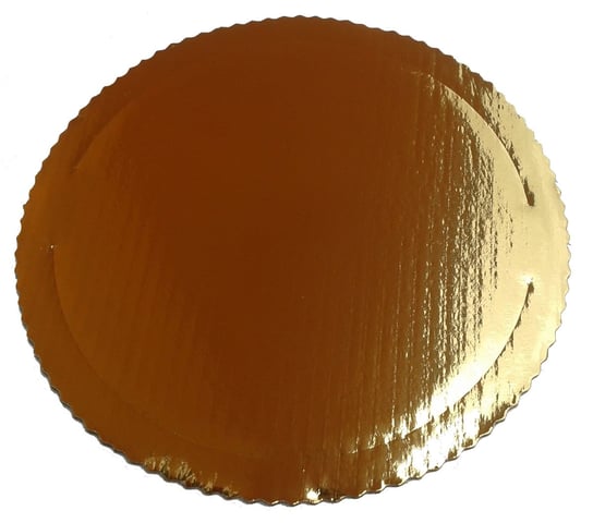 Złoty Podkład Pod Tort Ciasto - Sztywny - 20 Cm T Inna marka