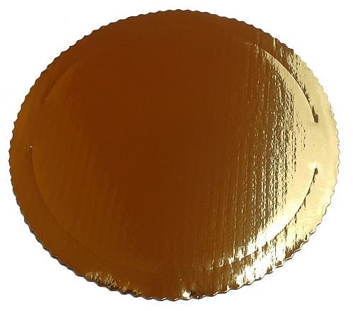 Złoty Podkład Pod Tort Ciasto - Sztywny - 26 Cm T Inna marka