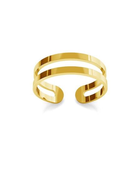 Złoty podwójny pierścionek sotho