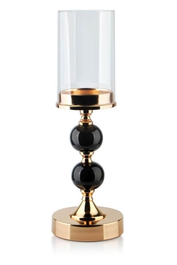 Złoty świecznik chantal 37 cm, 12 cm Mondex