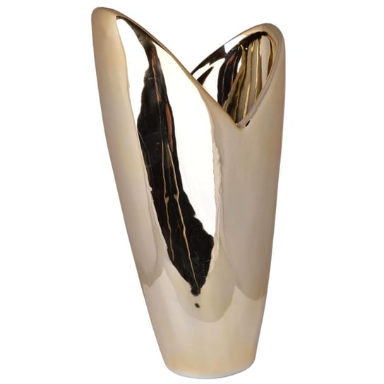 Złoty wazon ceramiczny Branko 25,5 cm Duwen