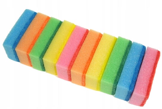 Zmywak Kuchenny Gąbka Zmywaki Do Mycia Naczyń Myjka Zestaw 10 Sztuk Kpl Inna marka