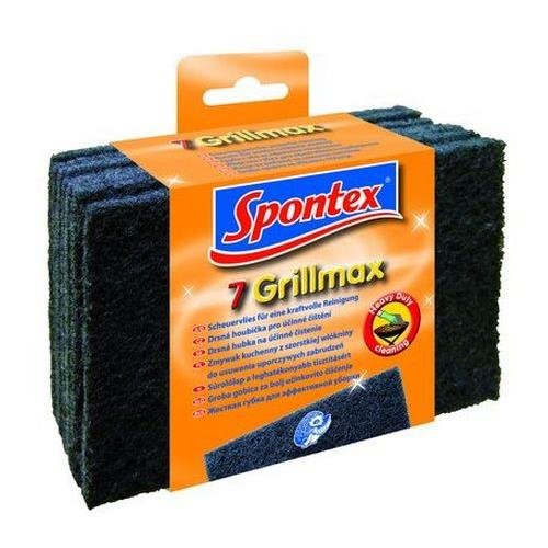 Zmywak szorstki SPONTEX Grillmax, 15x10x0,5 cm, 7 szt. Spontex