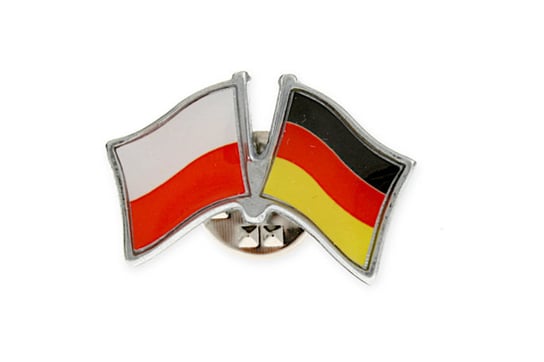 Znaczek Z Flagami Polski I Niemiec Pins Jubileo