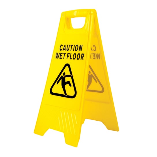 Znak ostrzegawczy Wet Floor PORTWEST [HV20] Żółty Portwest