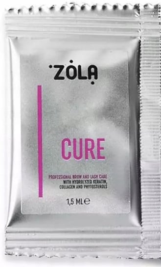 Zola Cure, Odżywka do brwi i rzęs z kolagenem i keratyną saszetka, 1,5ml Project Lashes