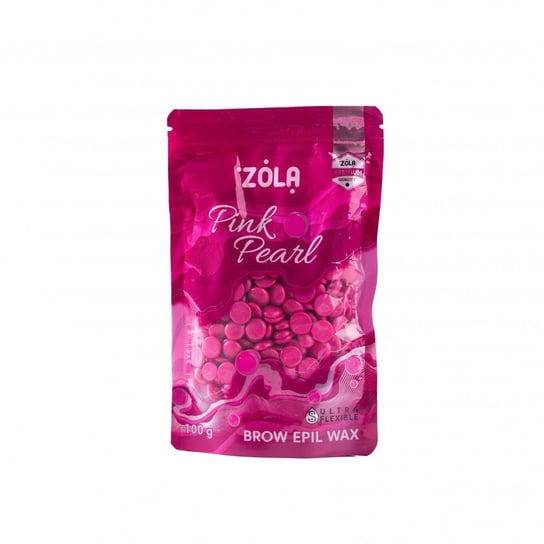 Zola, Wosk twardy w granulkach do depilacji Brow Epil Wax Pink Pearl, 100 g ZOLA