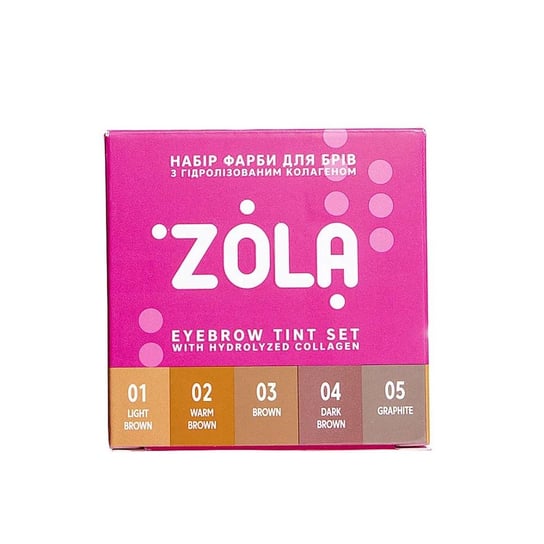 Zola, Zestaw farb z utleniaczem, New Innovative Colouring System, saszetka 5*5 ml ZOLA