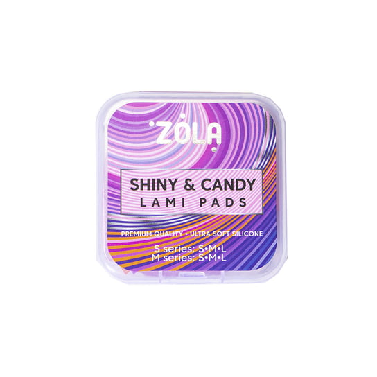 Zola, Zestaw wałeczków silikonowych Shiny & Candy Lami Pads (S series -S, M, L, M series -S, M, L) ZOLA