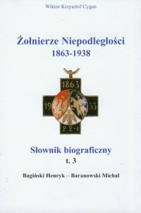 Żołnierze niepodległości 1863-1938. Tom 3. Słownik biograficzny Cygan Wiktor Krzysztof