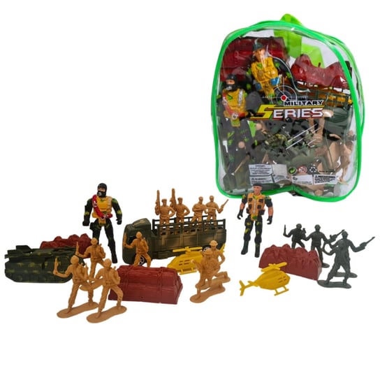 Żołnierze Zestaw 36 Elementów W Plecaku Toys