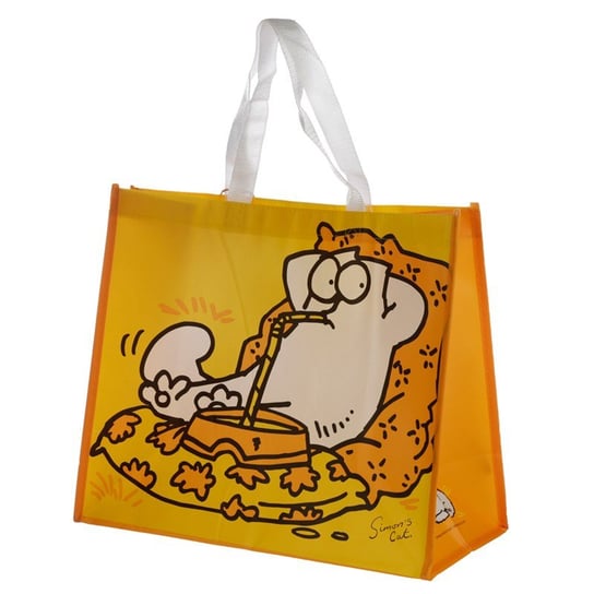 Żółta torba na zakupy, Kot Simona Puckator