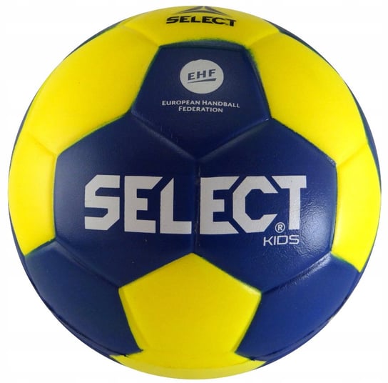 Żółto-granatowa piłka do piłki ręcznej Select Kids Mini - rozmiar 0 - Select