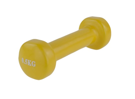 żółty, Hantelka, 4560110, 0,5 kg Sportia