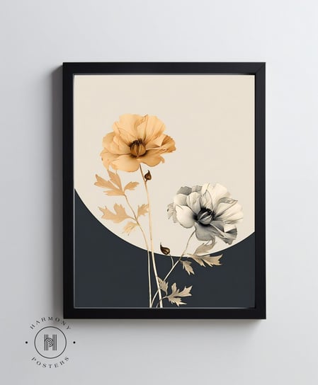 Żółty kwiat - 30x40 cm - Bez ramy Harmony Posters