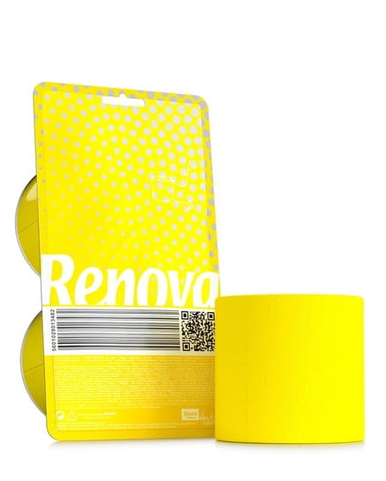 Żółty Papier Toaletowy Renova Crystal 2R Renova