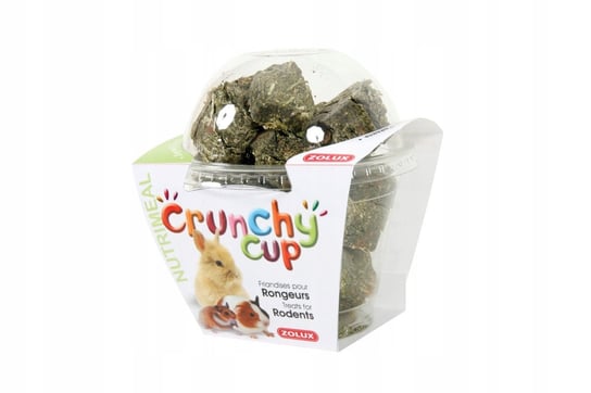 Zolux Crunchy Cup Blocks przysmaki dla gryzonia lucerna/marchewka 200 g Zolux