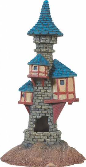 Zolux Dekoracja średniowieczna wieża niebieska 18cm Zolux