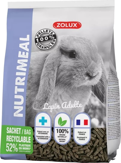 ZOLUX Granulat NUTRIMEAL 3 dla dorosłego królika 800 g Zolux