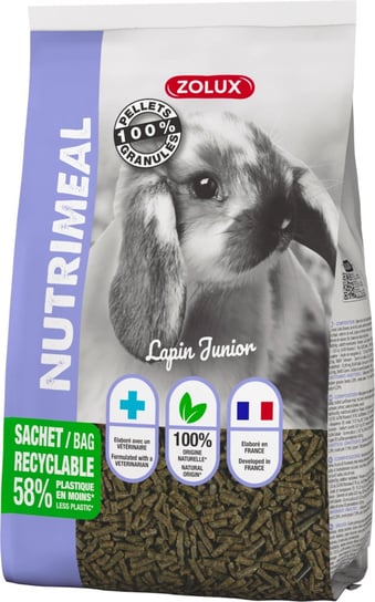 ZOLUX Granulat NUTRIMEAL 3 dla królika juniora 2,5 kg Zolux