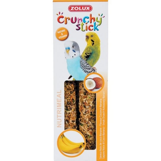 ZOLUX Kolba Crunchy Stick małe papugi orzech kokosowy / banan 85g Zolux