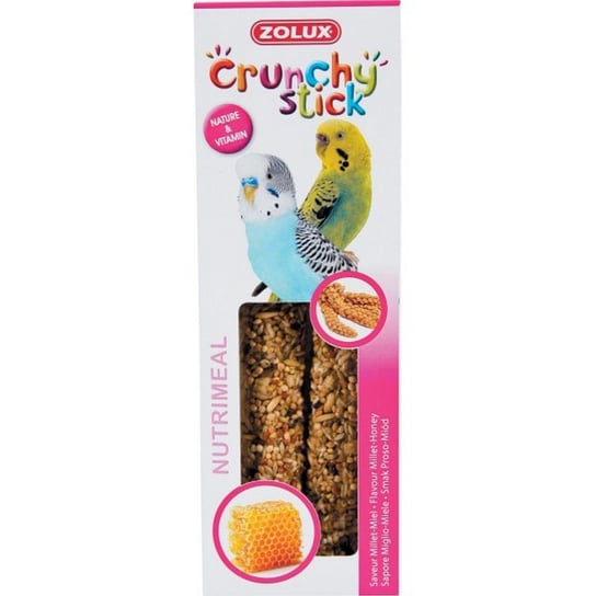 ZOLUX Kolba Crunchy Stick małe papugi proso / miód 85g Zolux