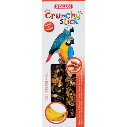 ZOLUX Kolba Crunchy Stick papuga orzech ziemny /banan 115g Zolux
