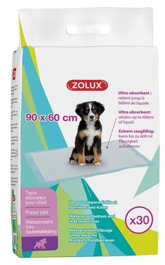 Zolux Maty absorbująca 90 x 60 cm - 30 sztuk Zolux