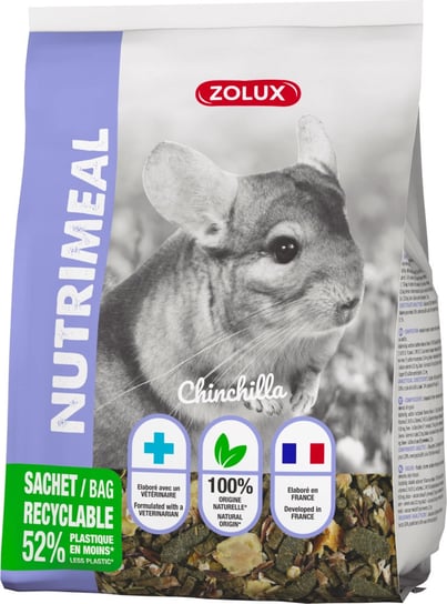 ZOLUX Mieszanka NUTRIMEAL 3 dla szynszyli 800 g Zolux