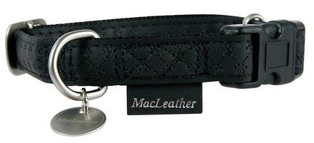 Zolux, Obroża regulowana Mac Leather, czarna,  25 mm . Zolux