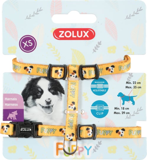 *- ZOLUX Szelki Puppy MASCOTTE 8 mm kol. żółty Zolux