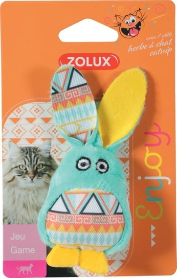 ZOLUX Zabawka dla kota KALI królik kolor zielony Zolux