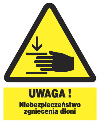 ZOO-34 UWAGA ! Niebezpieczeństwo zgniecenia dłoni LIBRES