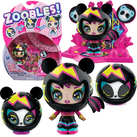 Zoobles Z-Girlz & Happitat laleczka transformująca Bam Pop i scena Spin Master