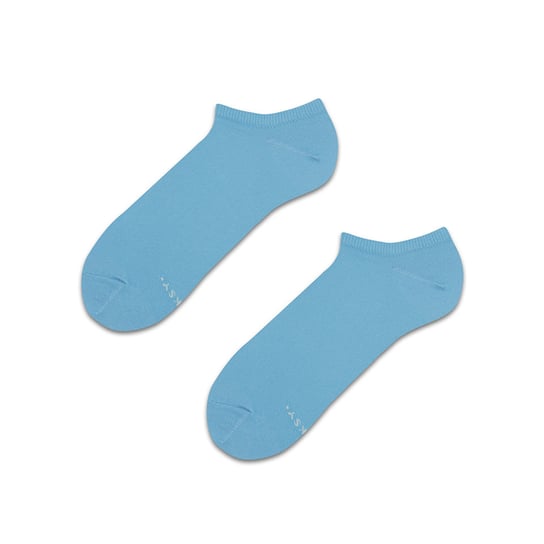 ZOOKSY klasyczne damskie skarpetki stopki r.36-40 1 para, krótkie niebieskie skarpetki - BLUE SKY Zooksy