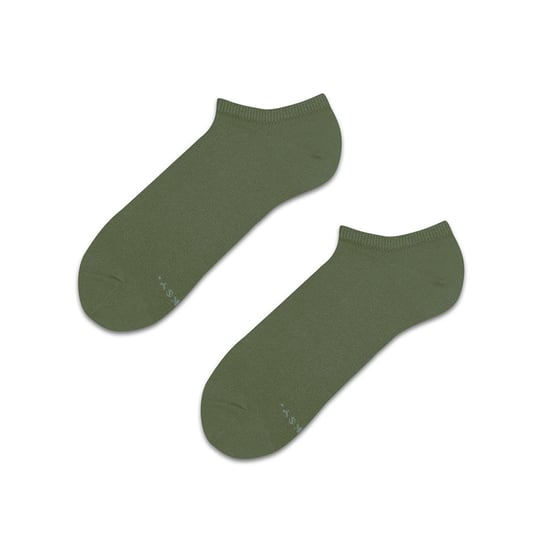 ZOOKSY klasyczne damskie skarpetki stopki r.36-40 1 para, krótkie oliwkowe skarpetki - GREEN OLIVE Zooksy