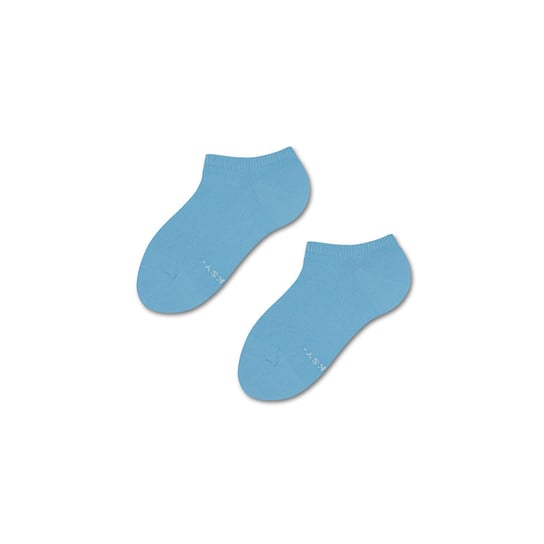 ZOOKSY klasyczne skarpetki stopki dla dzieci r.24-29 1 para, krótkie niebieskie skarpetki - BLUE SKY Zooksy