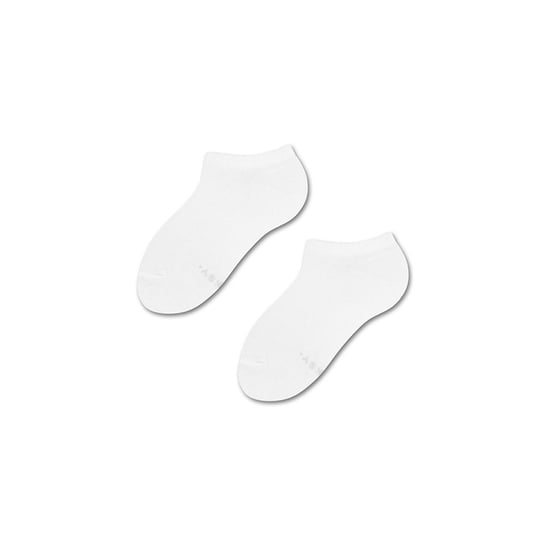 ZOOKSY klasyczne skarpetki stopki dla dzieci r.30-35 1 para, białe krótkie skarpetki - ACTIC SNOW Zooksy