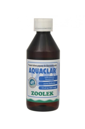 ZOOLEK AQUACLAR 250 ML - USUWA ZMĘTNIENIE WODY Zoolek