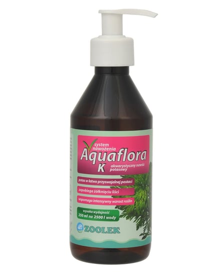 Zoolek Aquaflora K 250 ml - nawóz z potasem Zoolek