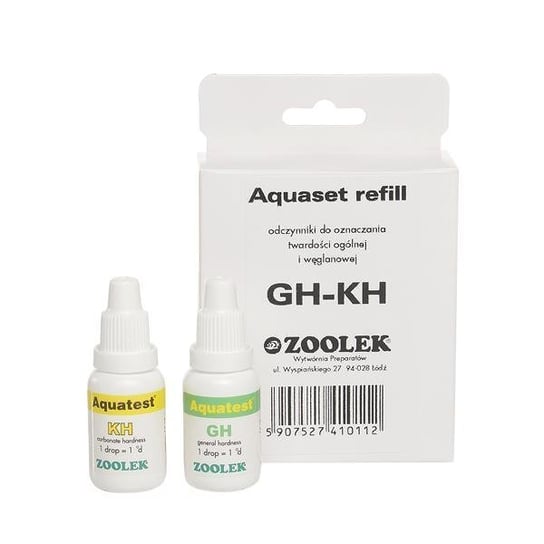Zoolek Aquaset refill GH-KH - uzupełnienie testu do pomiaru twardości wody Zoolek