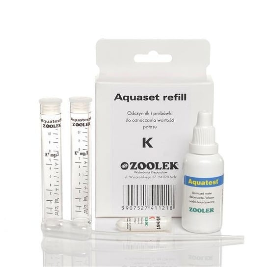 Zoolek Aquaset refill K - uzupełnienie testu kropelkowego do pomiaru stężenia potasu Zoolek