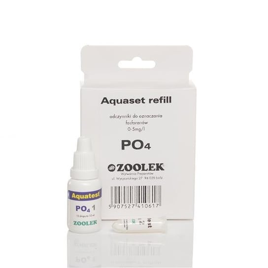 Zoolek Aquaset refill PO4 - uzupełnienie do testu kropelkowego pomiaru stężenia fosforanów PO4 Zoolek