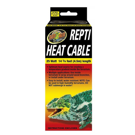 Zoomed Repti Heat Cable 25W - Kabel Grzewczy 4,5M Inna marka