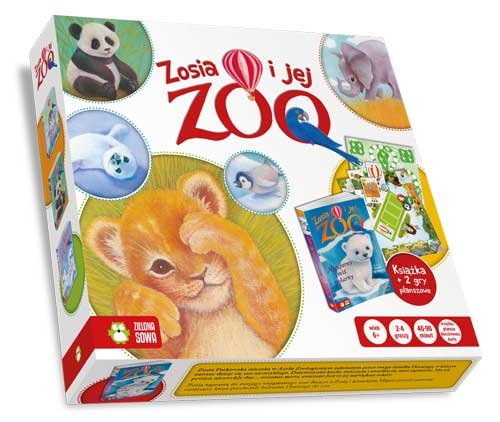 Zosia i jej zoo + 2 gry planszowe Cobb Amelia, Sobich-Kamińska Anna