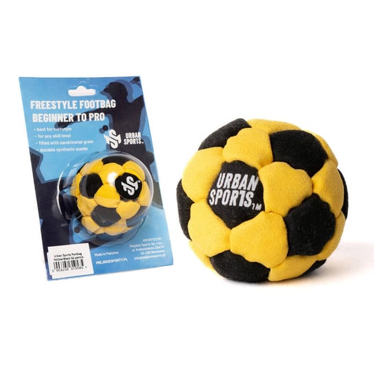 Zośka Footbag Miejskie Sporty 32 Panele Czrno-żółty Urban Sports